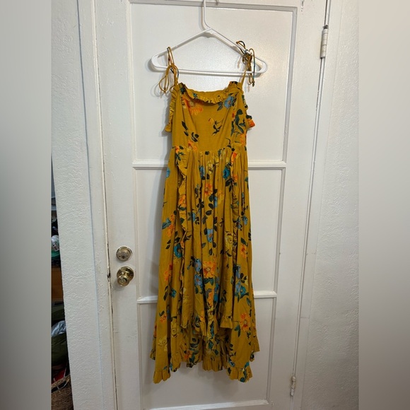 Anthropologie Maeve High-Low Pleated-Trim Dress - Picture 7 of 7